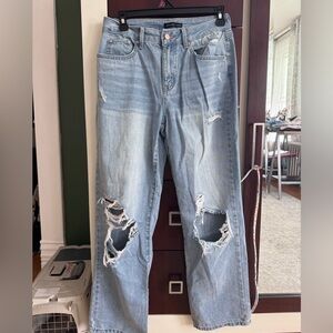 Sincerely Jules ripped blue jeans